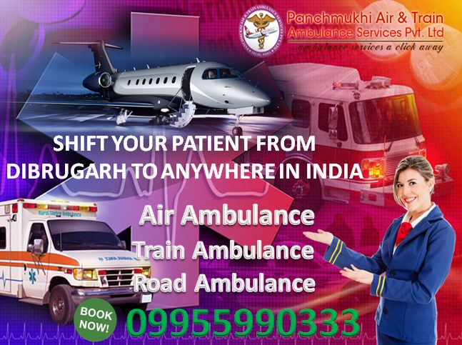 Panchmukhi Air Ambulance Service in Dibrugarh-Every Time Helpful For Serious Patient