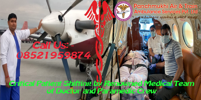 Raipur Air Ambulance Services at Low-cost