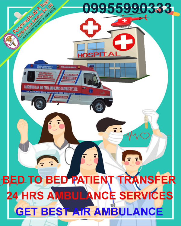 ICU Facility and Other Medical Advantages in Air Ambulance Dimapur-Panchmukhi